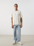 LC Waikiki Crew Neck Short Sleeve Printed Combed Cotton Men's T-shirt